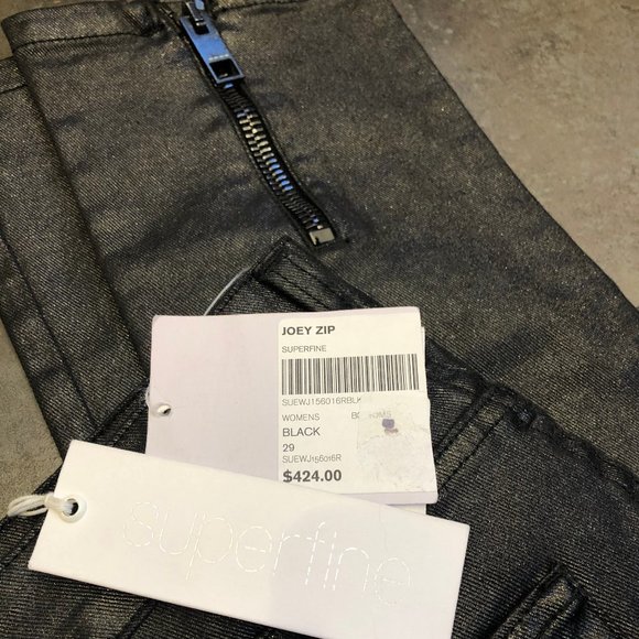 SUPERFINE "JOEY Zip" jeans - Picture 8 of 8